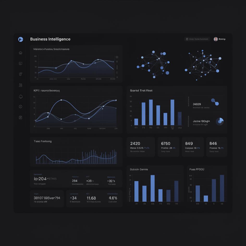 RYCE.AI live business intelligence dashboard with charts and KPI metrics